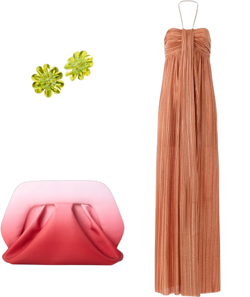 sabina musayev nicola halter draped pleated maxi dress Nicola Dress