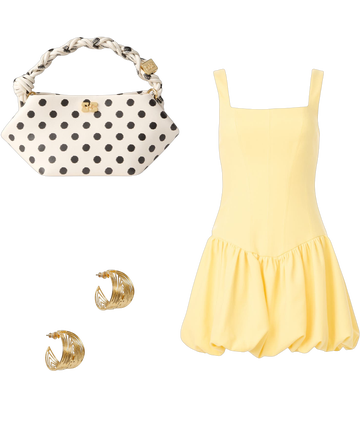 wayf herbie smocked mini dress Polka Dot Dress Wayf Herbie Smocked Mini Dress WAYF Herbie Smocked Embroidered Mini Dress Bloomingdale's Women