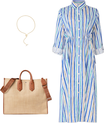 oasis stripe midi dress Green Oasis Petite Stripe Asymmetric Neck Long Sleeve Midi Dress
