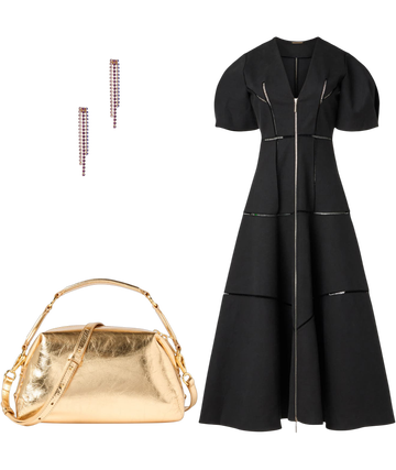 alexis valry midi dress ALEXIS Valry Dress Black / XS