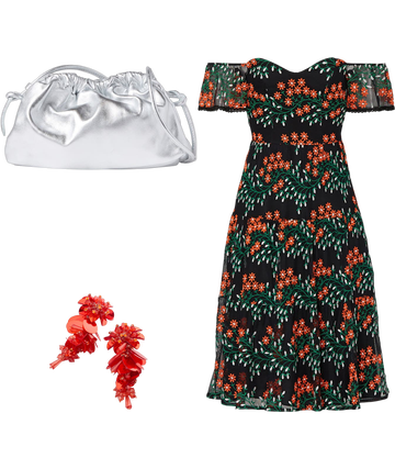 dress the population river dress Dress the population river fit and flare dress