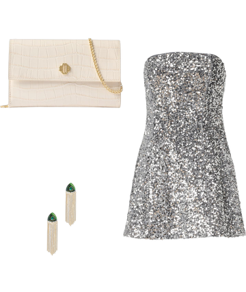 polyvore sequin dress Black - Gold Velvet Sequin Classic Square Neckline Princess Seam Show Choir Dress
