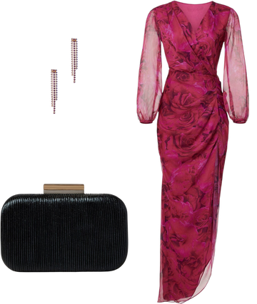 amanda uprichard long sleeve roma dress Roma Gown
