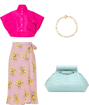 Twiggy Floral Midi Wrap Skirt by Madewell | Rent the Runway