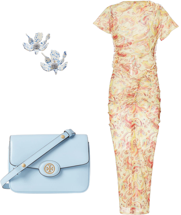 atlein paisley midi dress Paisley Midi Dress by Atlein