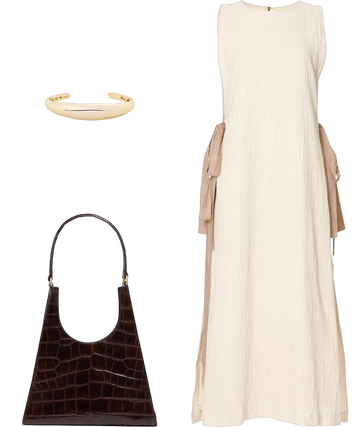 pamela love cream tie dress Cream Tie Dress by Pamela Love x RTR