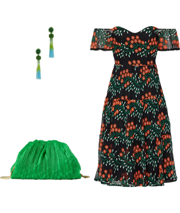 river dress dress the population Dress The Population River Off-The-Shoulder Midi Dress In Canary Multi -  55% Off
