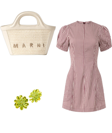 weworewhat short sleeve fit & flare mini dress WeWoreWhat