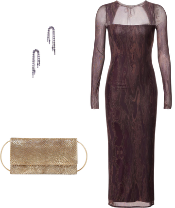 louna mesh overlay dress Juni Mesh Dress Overlay