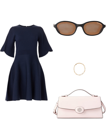 ted baker caddy fit and flare dress Styling a Ted Baker Pink Fit and Flare Dress Two Ways