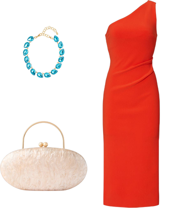 bec and bridge ulla asym midi dress Bec and Bridge Ulla Asym Midi Dress, Blood Orange AU