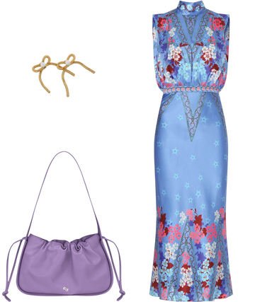 saloni sakura falls fleur midi dress Saloni Sakura Falls Fleur Midi Dress
