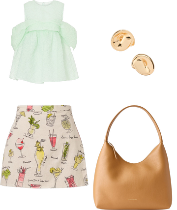 Mint Organza Top by Cecilie Bahnsen | Rent the Runway
