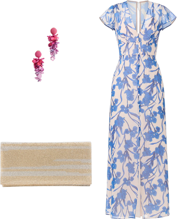 hutch nia short-sleeve v-neck maxi dress Hutch Nia Short-Sleeve V-Neck Maxi Dress at MarketFair Shoppes in  Princeton, NJ