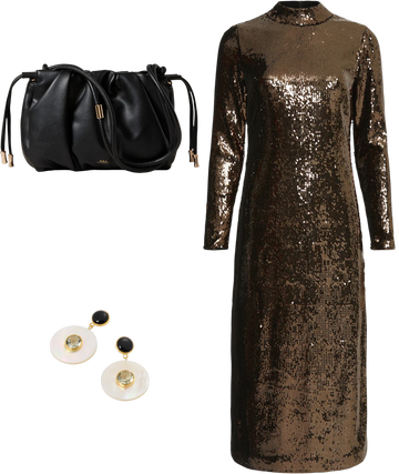 ted baker brown sequin dress Lea Sequin Dress (Women)