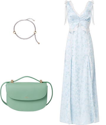 hattie jacquard maxi dress Emilia Wickstead Hattie Strapless Jacquard Gown in Blue