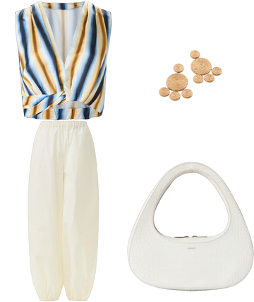White Croc Swipe Bag by Coperni | Rent the Runway
