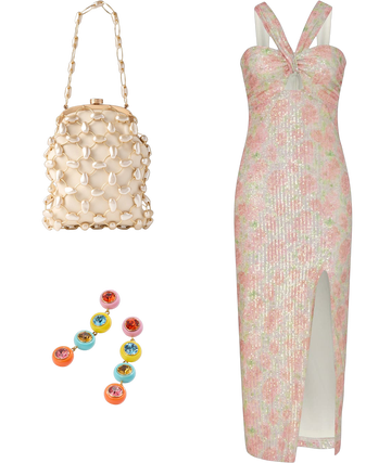 saylor faena sequin dress Rodeo Anthropologie
