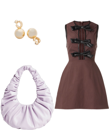 vegan leather piped peplum mini dress Little Black Dress - Vegan Leather Dress - Peplum Dress - $44.00