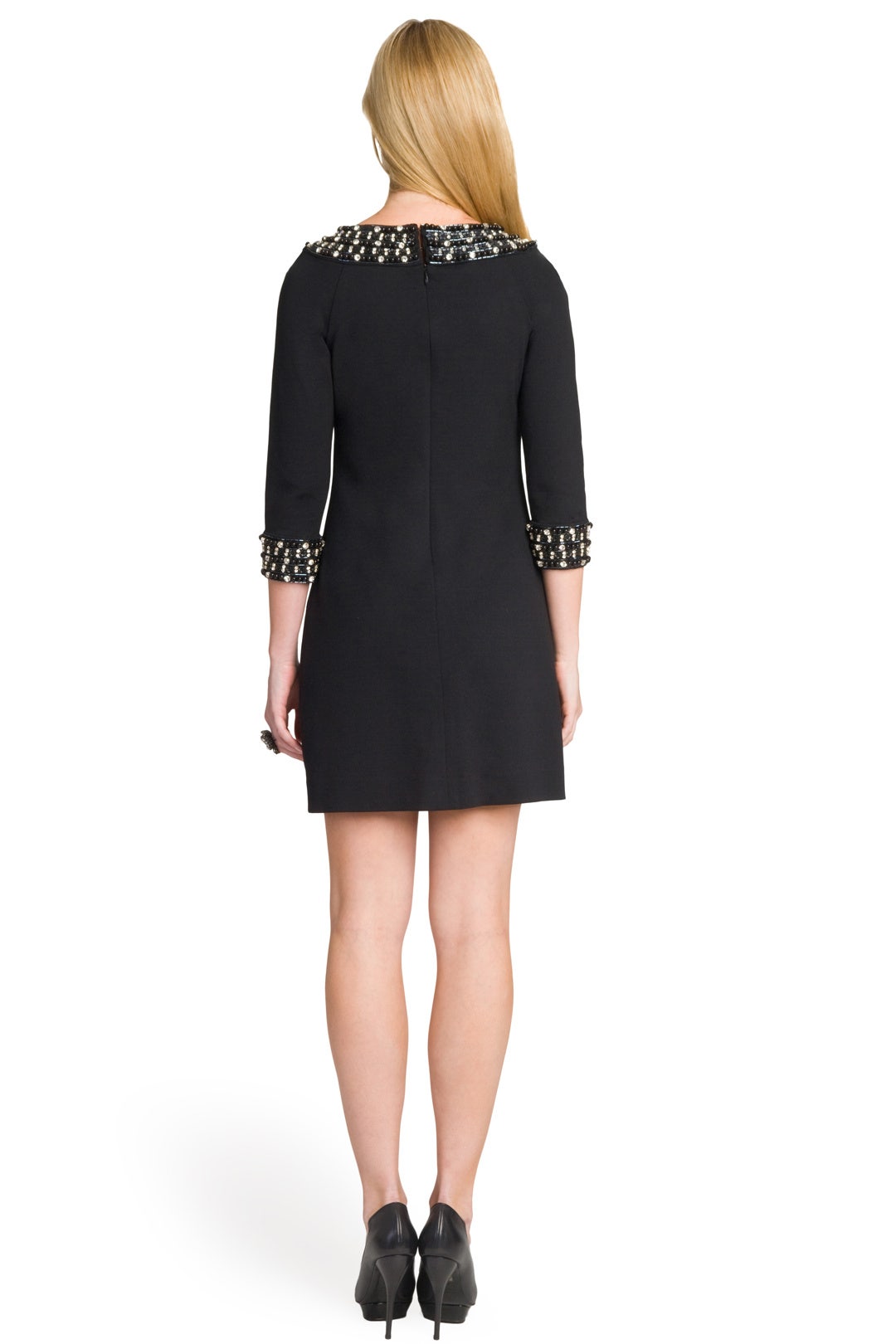 Glam Beaded Collar Dress by Milly 1