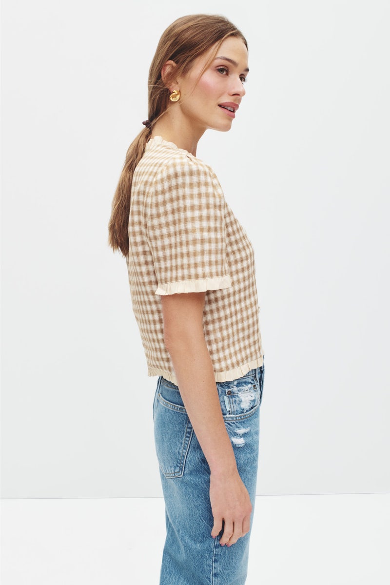 Bess Linen Top by Reformation - Photo 1