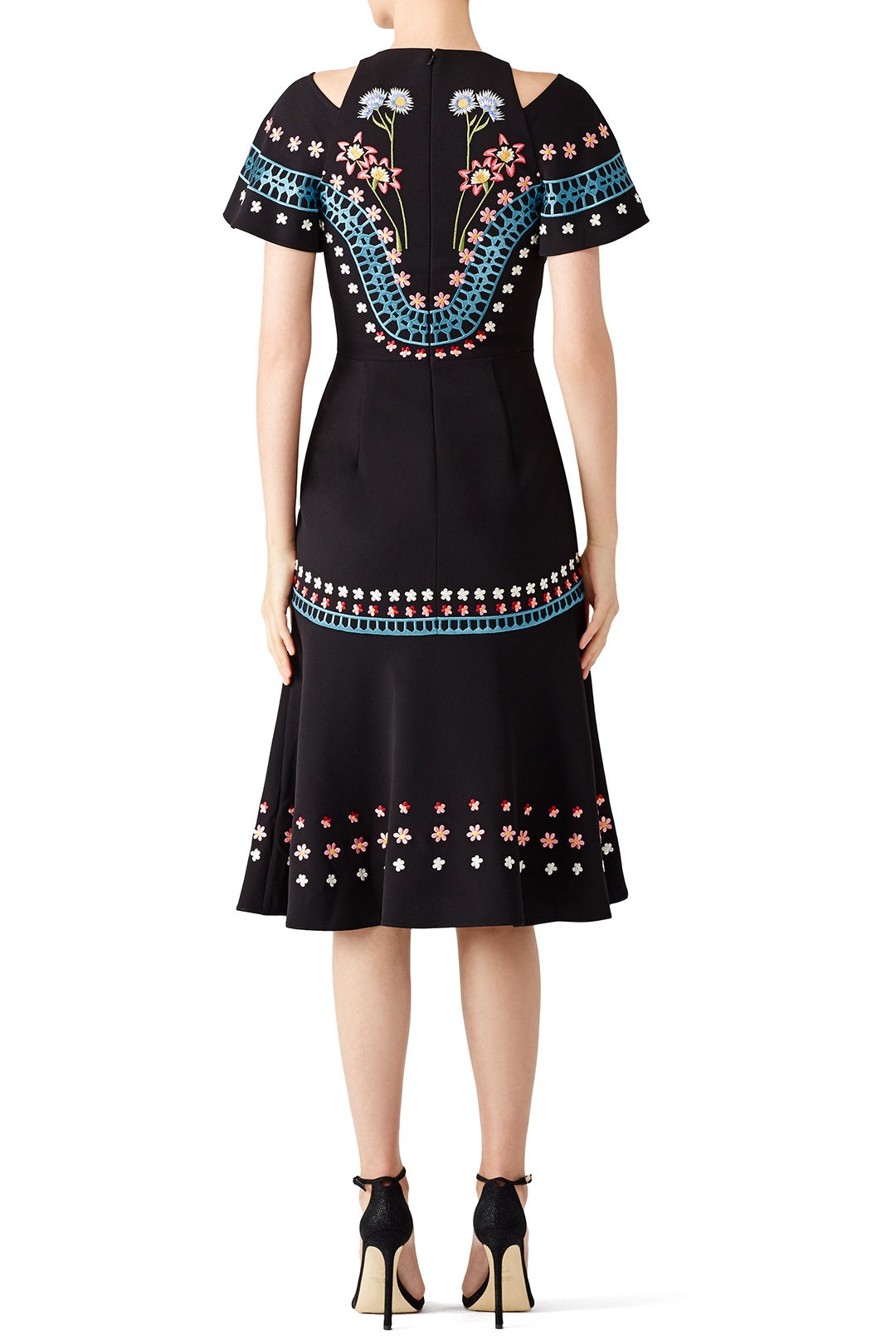 Embroidered Daisy Midi Dress by Temperley London 2