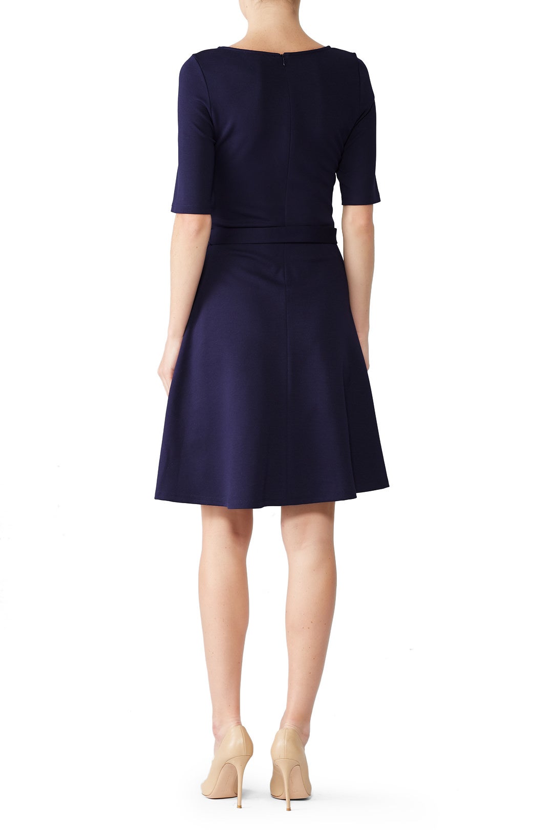 Navy Short Sleeve Dress by Slate & Willow 1