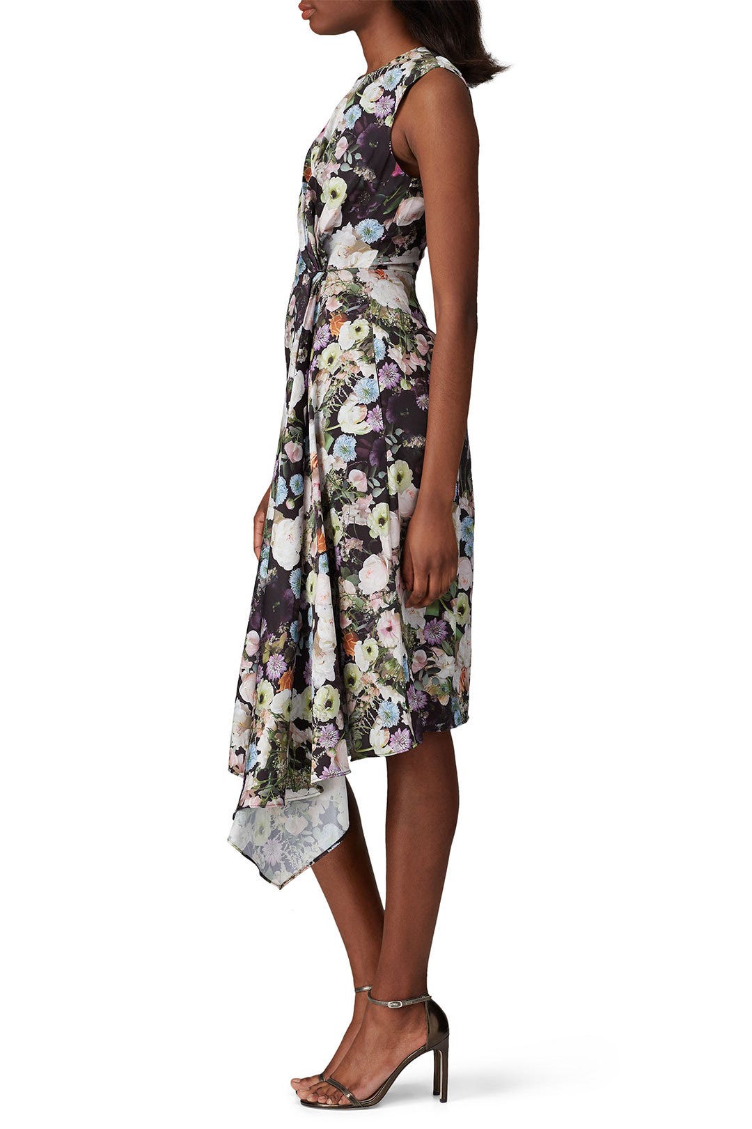 Floral Side Drape Dress by Adam Lippes x RTR 1
