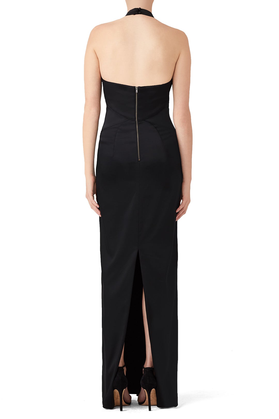 Black Choker Gown by Adrianna Papell 1