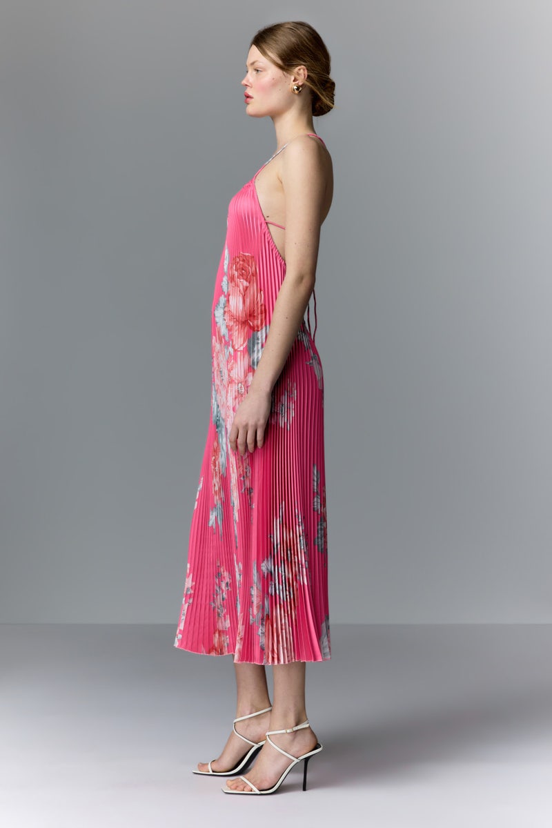 Pink Floral Ete Dress by L'IDÉE - Photo 1