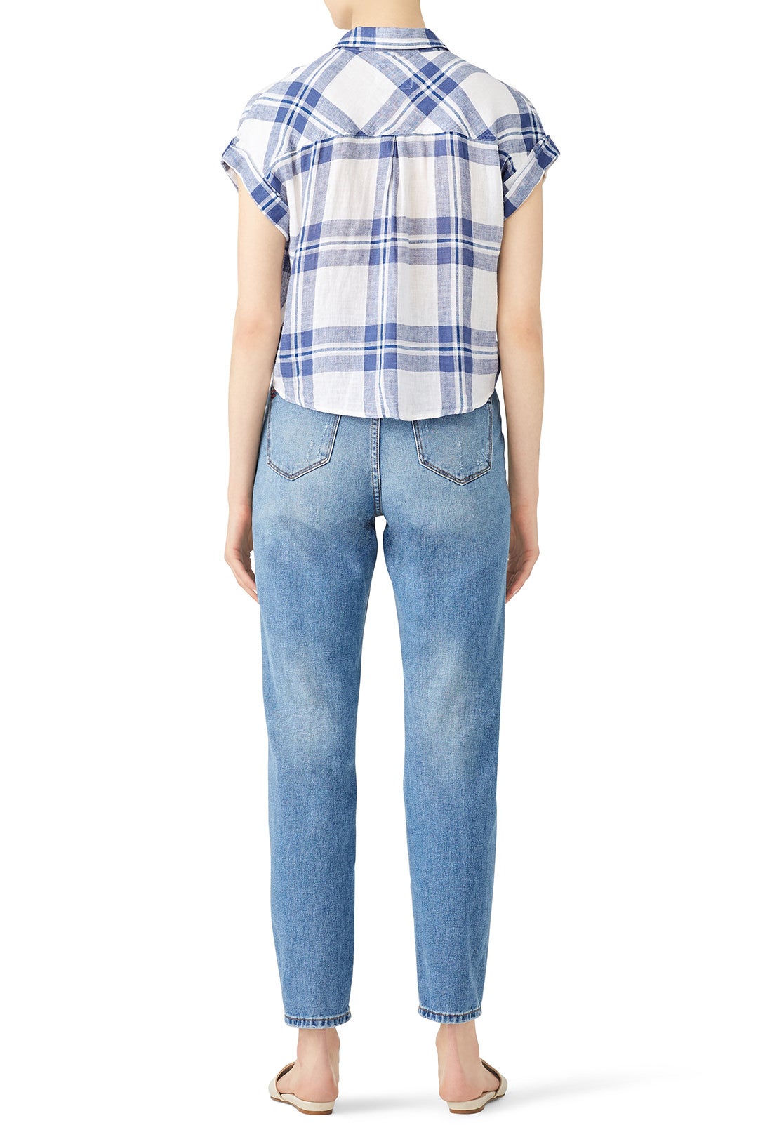 Plaid Amelie Top by Rails 2