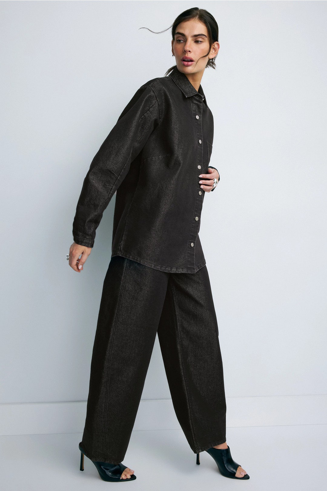 Barrel Sleeve Shacket by Hudson 1