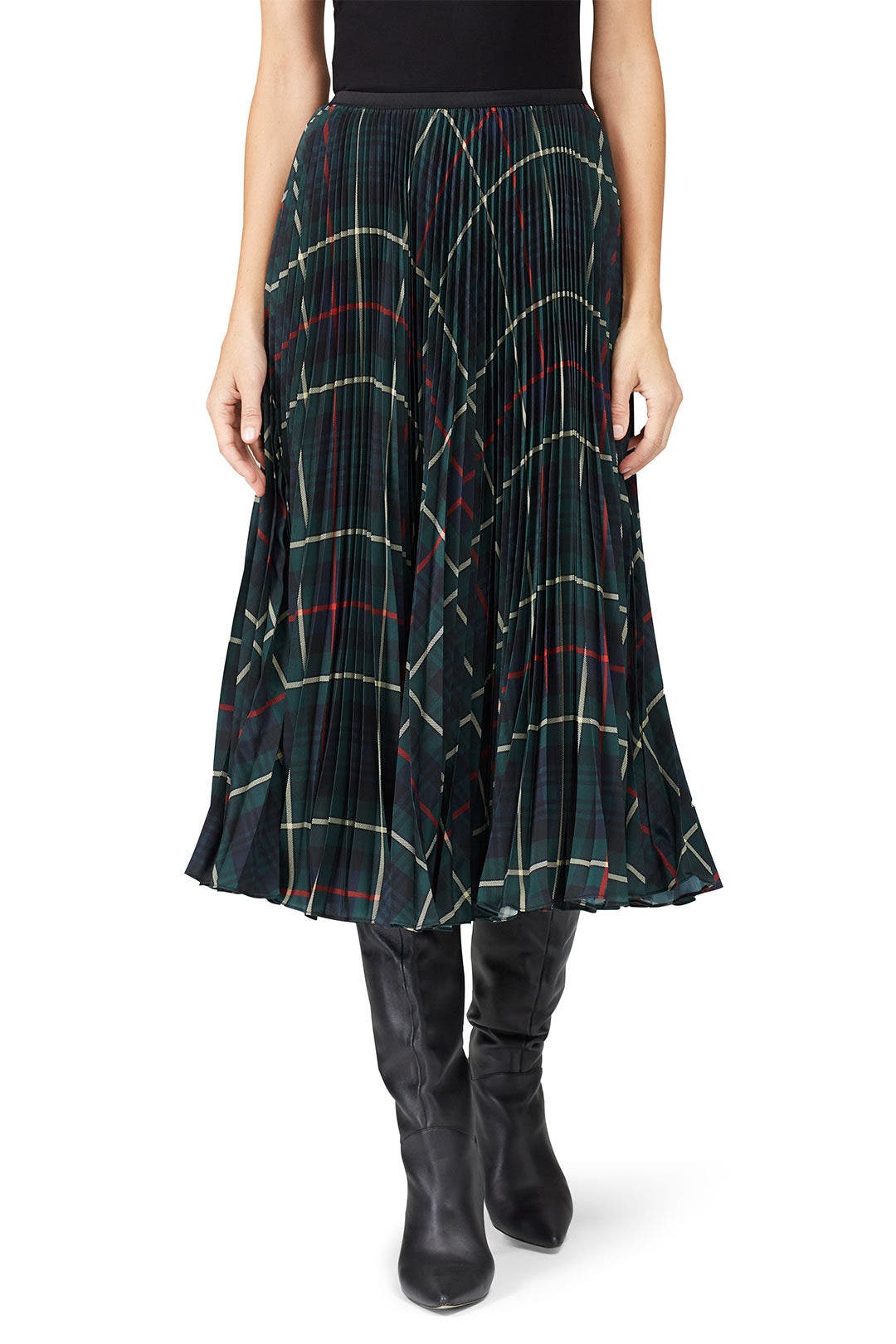 Plaid Pleated Skirt by Polo Ralph Lauren | Rent the Runway