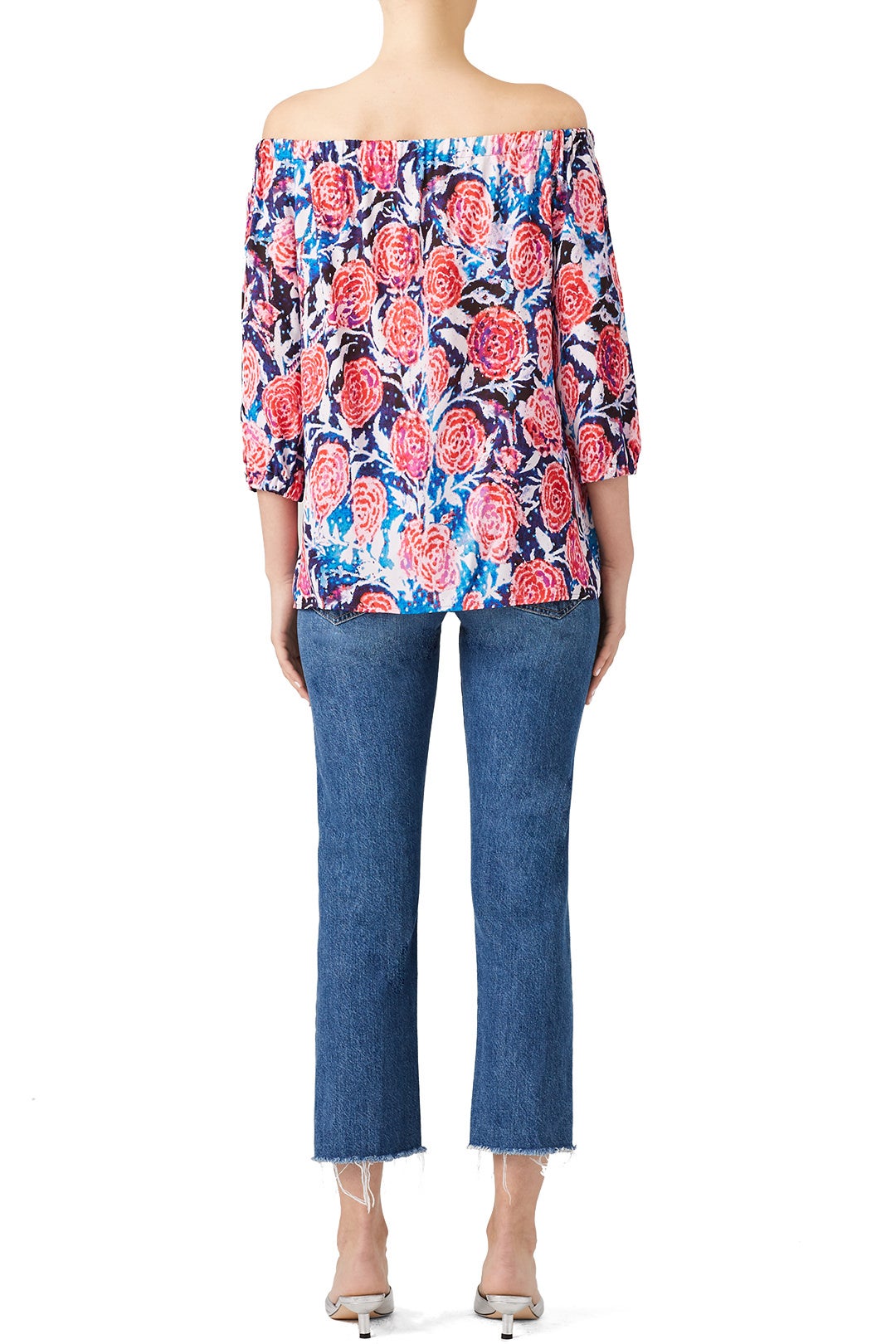 Watercolor Floral Top by Fuzzi 2