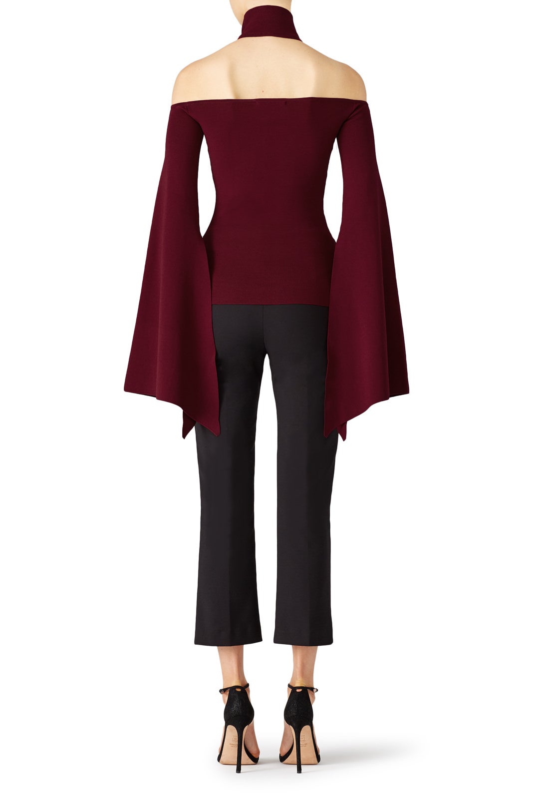 Maroon Lydie Top by Solace London 1