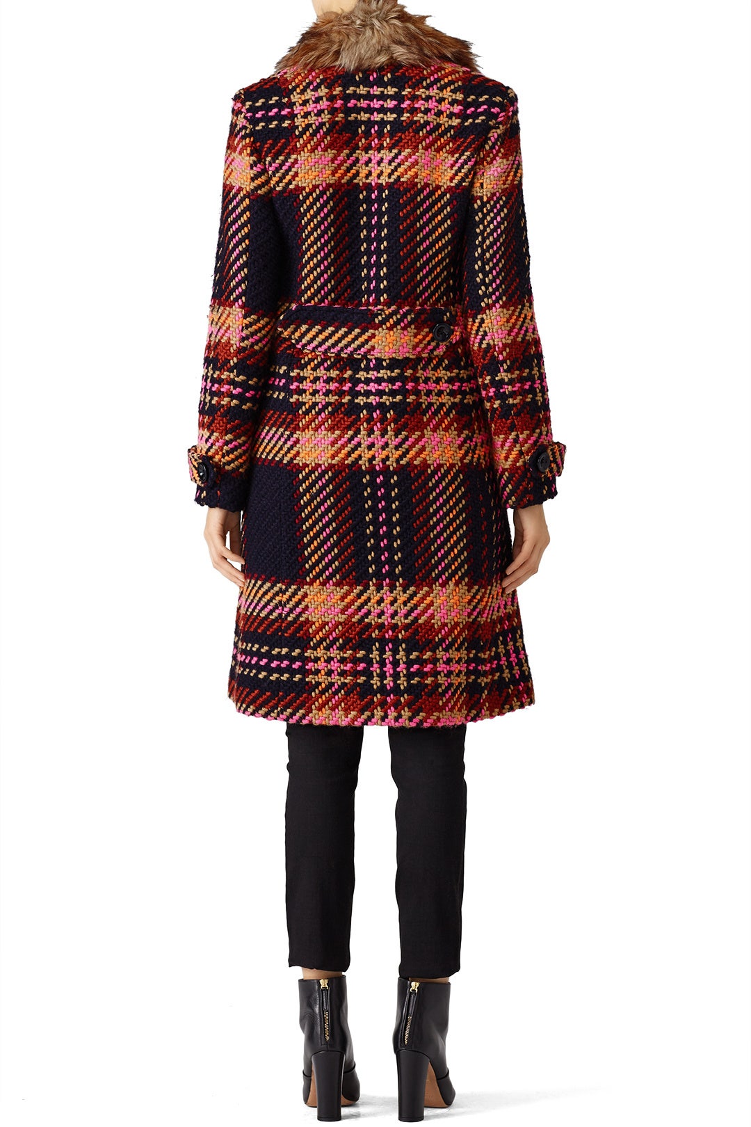Plaid Satisfaction Coat by Trina Turk 1