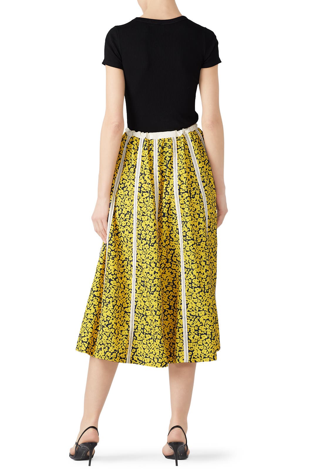 Striped Drawstring Skirt by Derek Lam 10 Crosby x RTR | Rent the