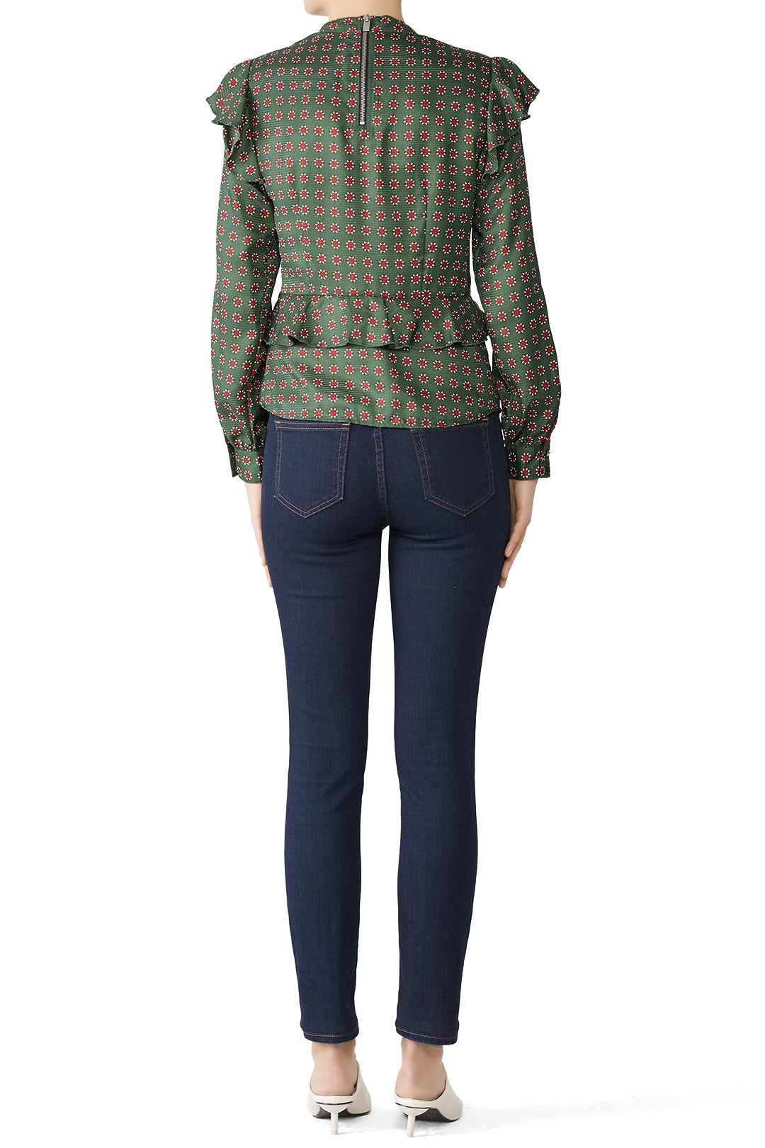Printed Ruffle Top by Scotch & Soda 2