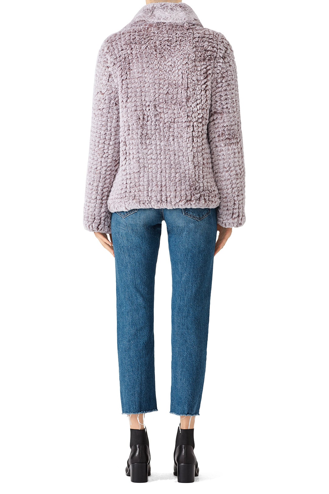 Faux Knitted Moto Jacket by Avec Les Filles Rent the Runway