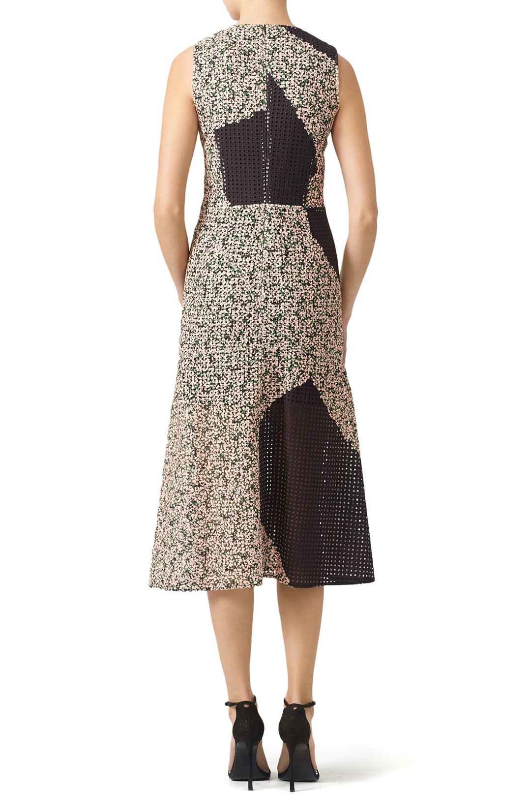 Geo Patchwork Dress by Cedric Charlier 1