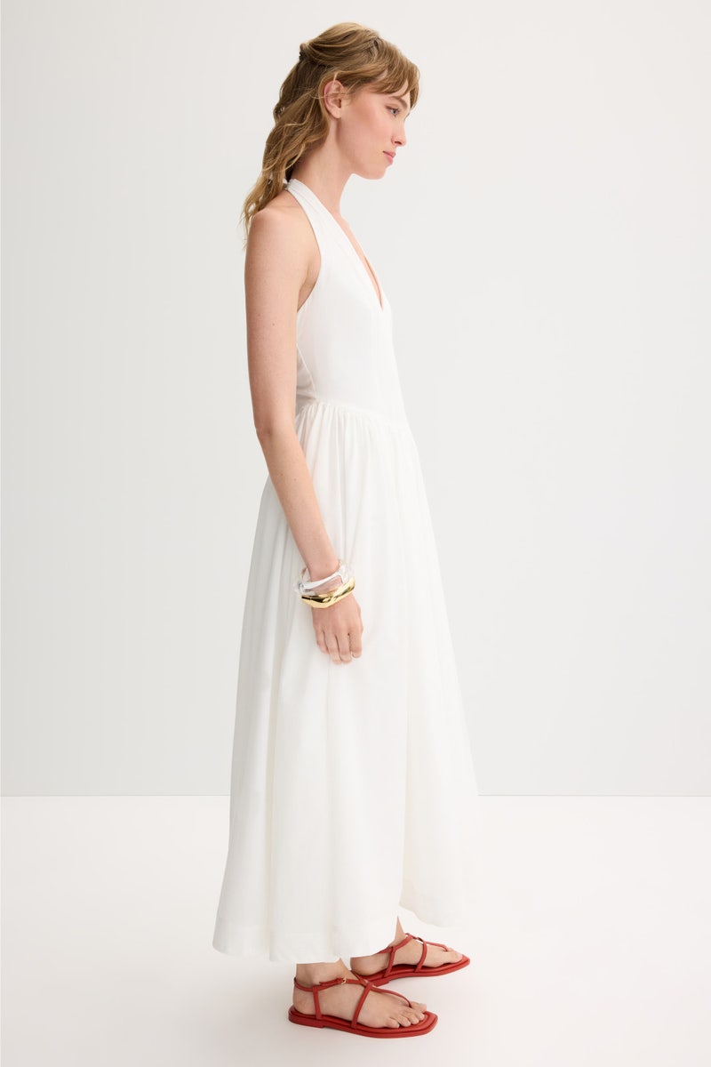V-Neck Halter Dress by Jewel x Badgley Mischka - Photo 1