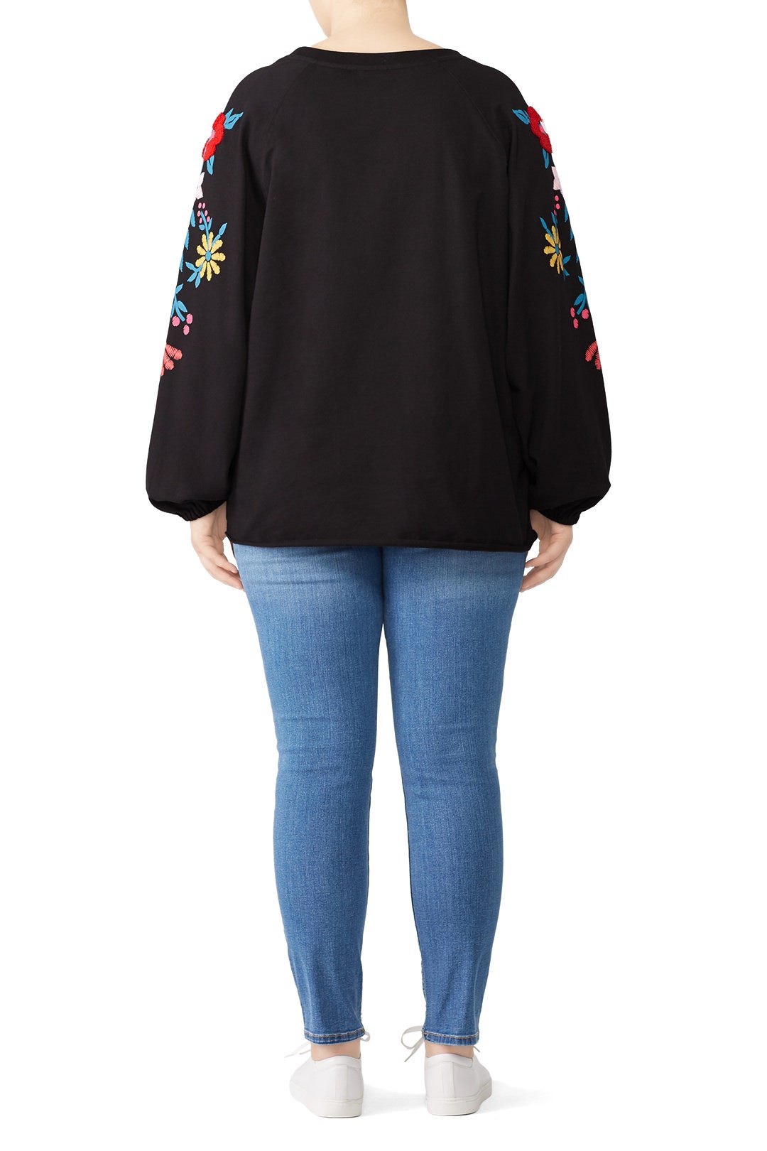 Hatix Floral Sweater by JUNAROSE 1