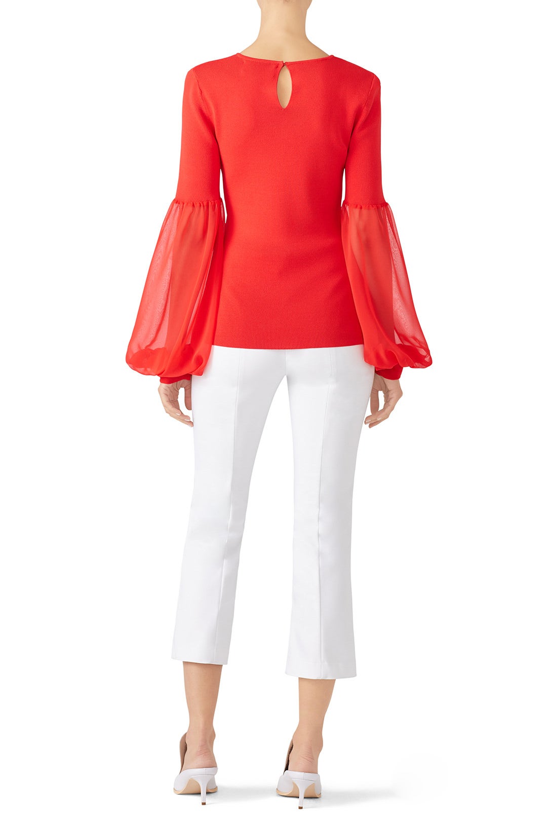 Red Elsie Knit Top by SACHIN BABI 2