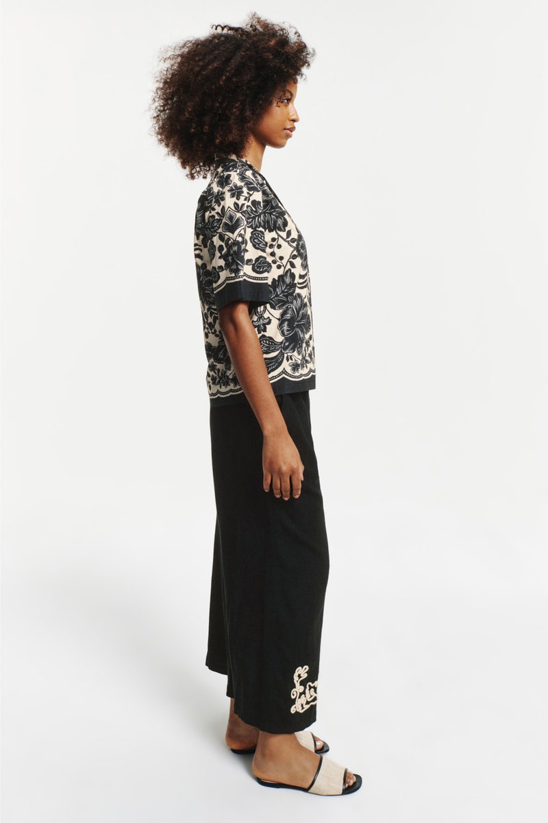 Perrine Floral Motif Shirt by Sandro - Photo 1
