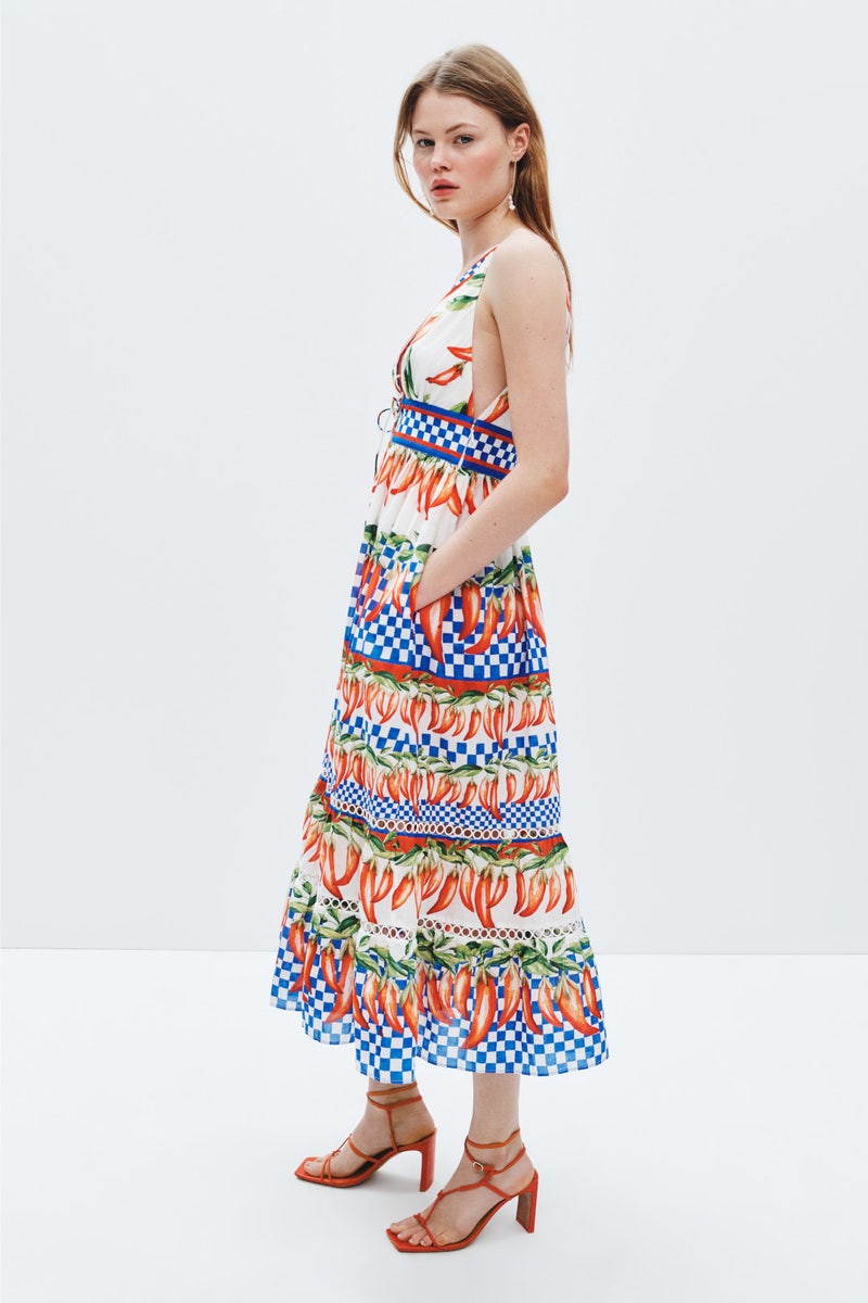 Picnic Peppers Ainika Midi Dress by FARM Rio - Photo 1