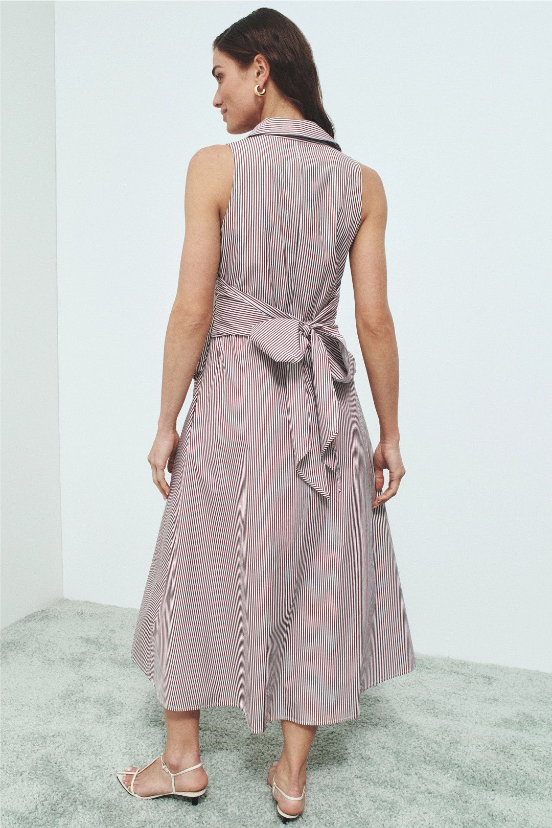 Hannah Collared Midi Dress by Tanya Taylor 2