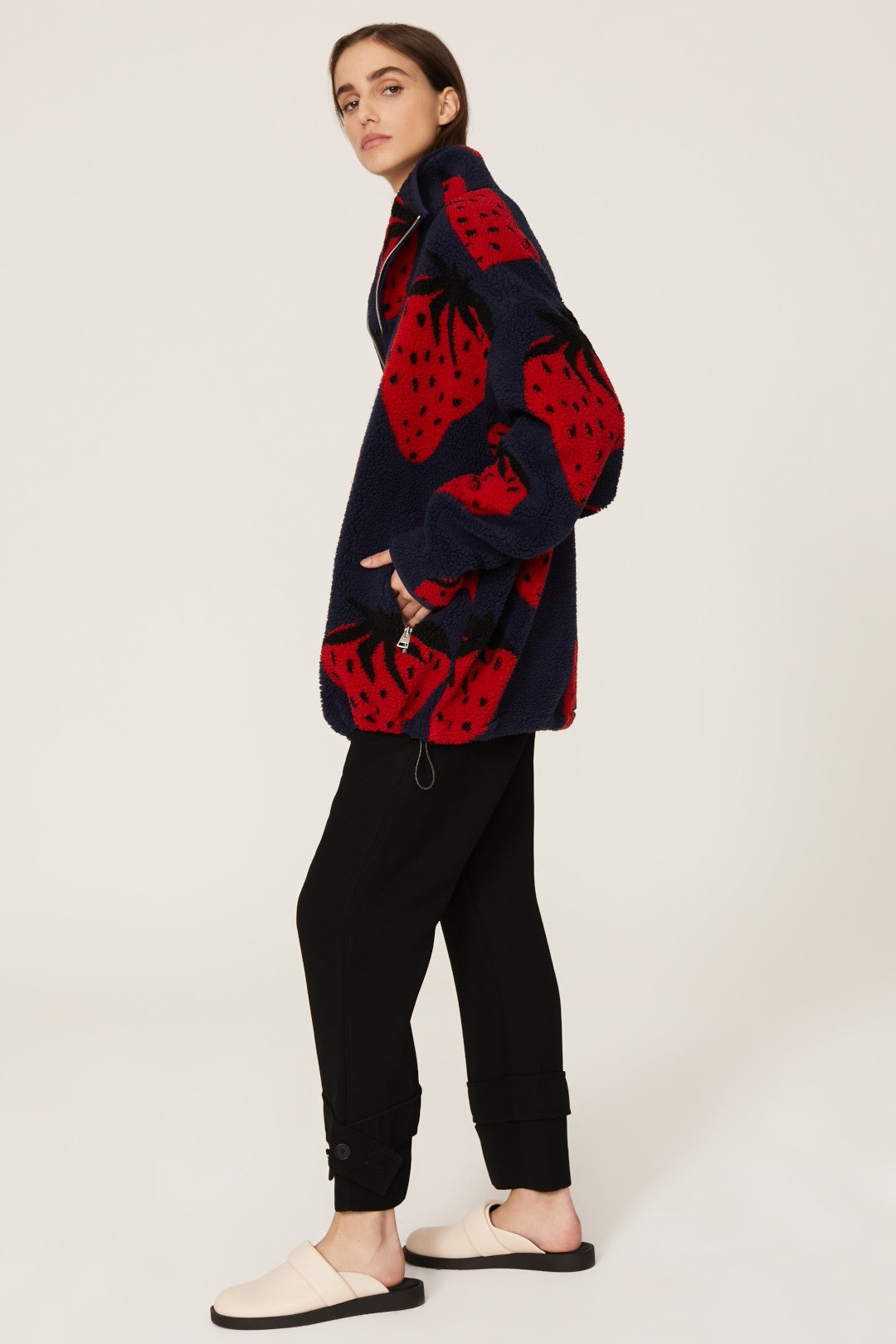 Strawberry Fleece Jacket by JW Anderson 1
