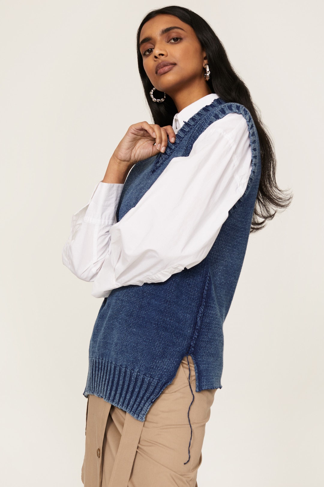 Blue Sweater Vest by Maison Margiela 1