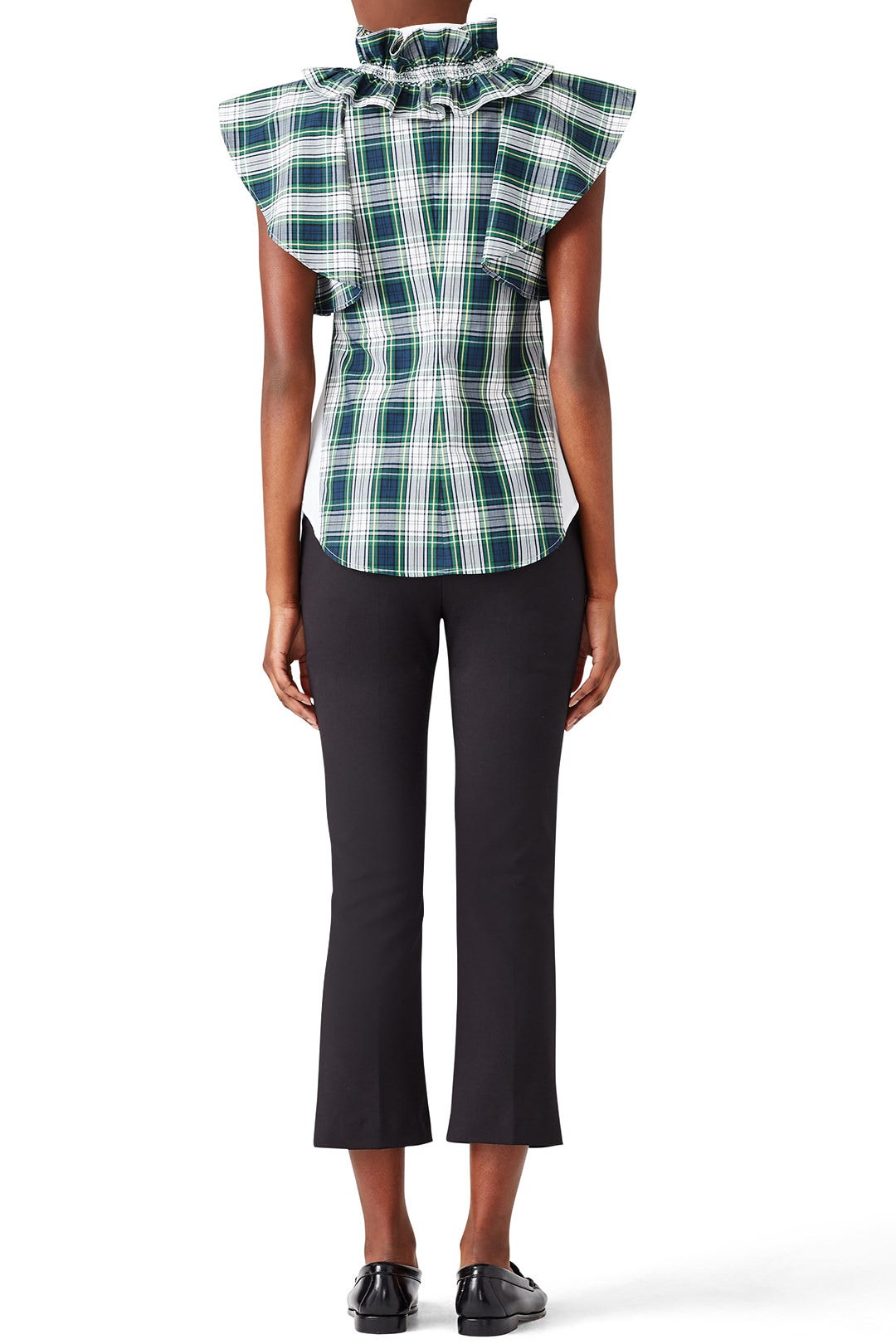 Irene Plaid Blouse by Marissa Webb 2