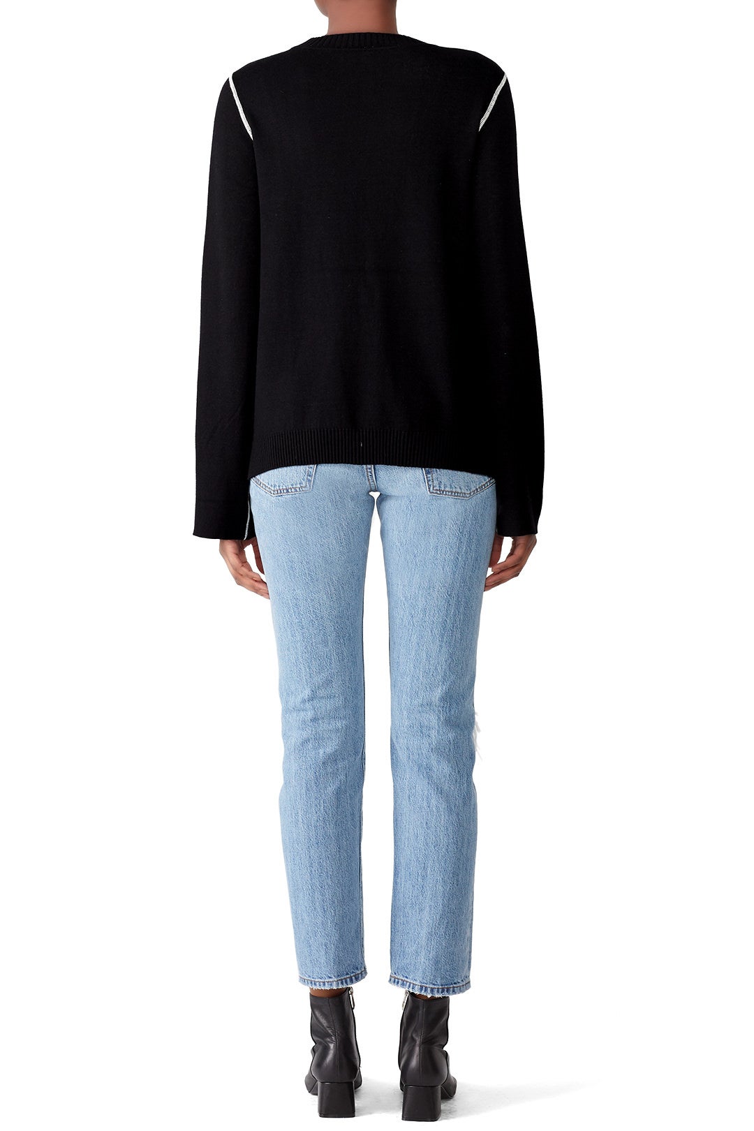 Black Pullover Sweater by Michael Stars 1